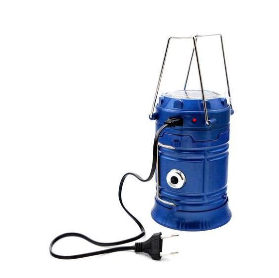 Camping Laterne mit LED Licht, USB + Solar Energie in einem