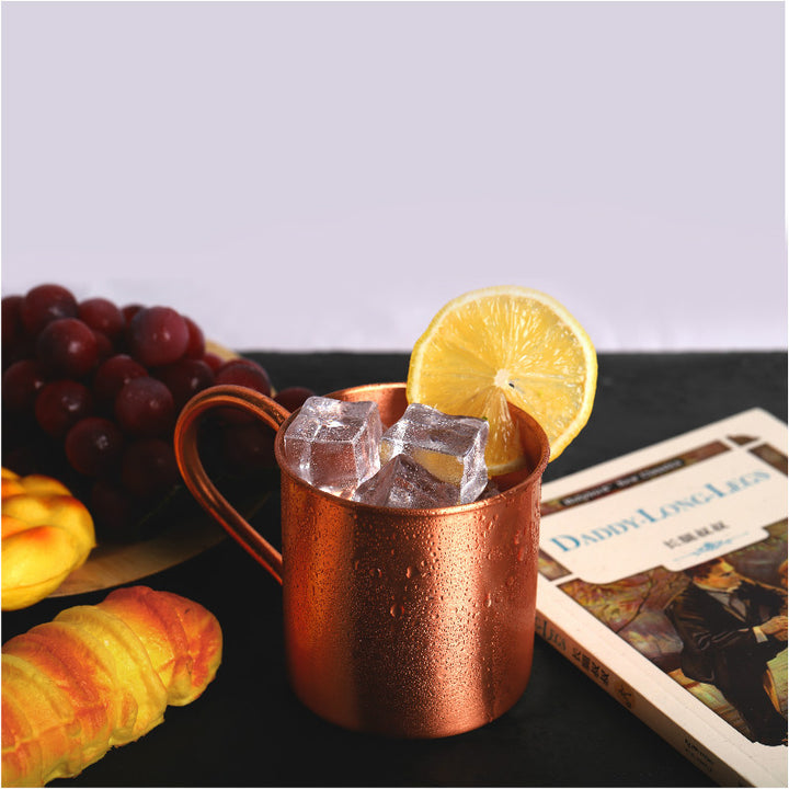 Kupfer Tasse für frisches Wasser, kühlen Wein oder als Cocktail Becher