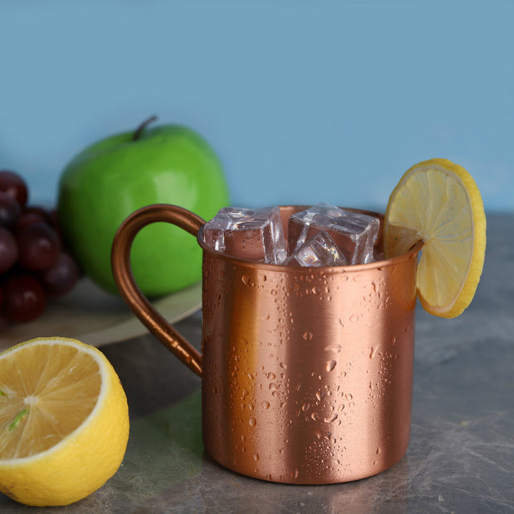 Kupfer Tasse für frisches Wasser, kühlen Wein oder als Cocktail Becher