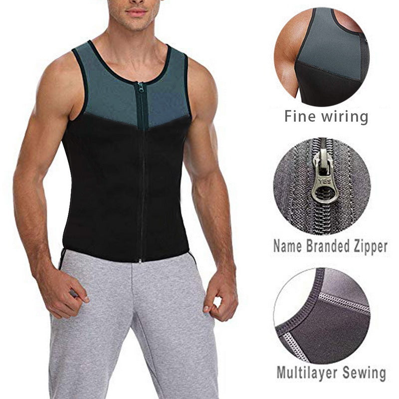Enge Neoprene Sauna Fitness Weste für Männer