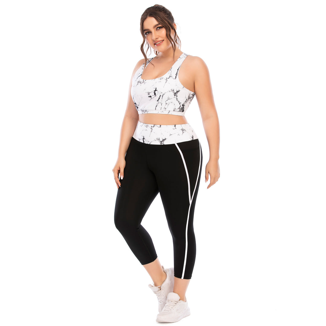 Trendige Workout / Yoga Kleidung für Plus Size Damen