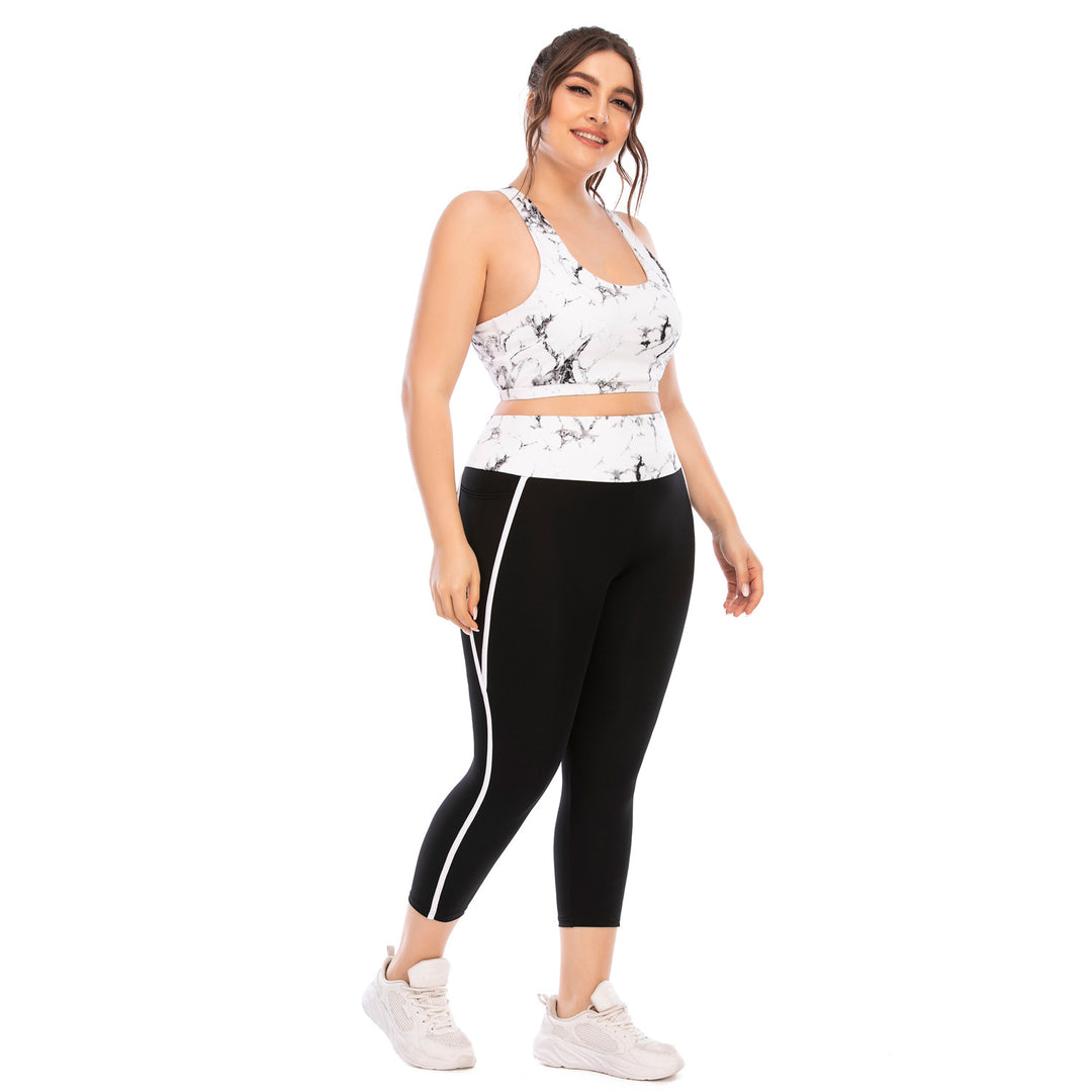 Trendige Workout / Yoga Kleidung für Plus Size Damen