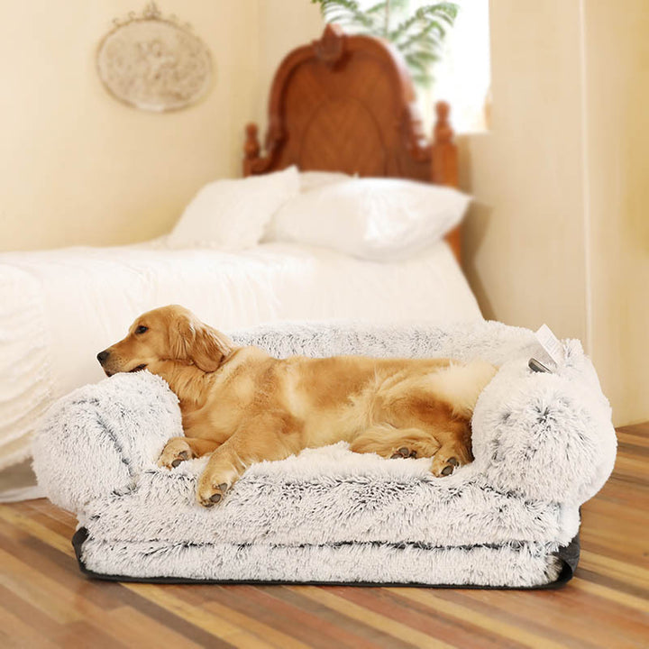 Kuscheliges Sofa Bett für grosse Hunde; waschbar und faltbar