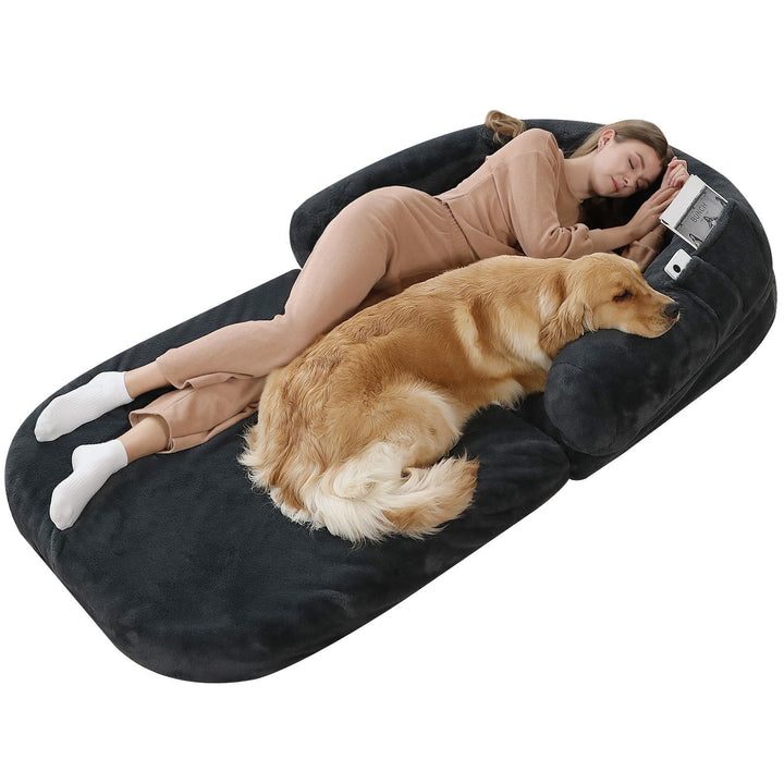 Kuscheliges Sofa Bett für grosse Hunde; waschbar und faltbar
