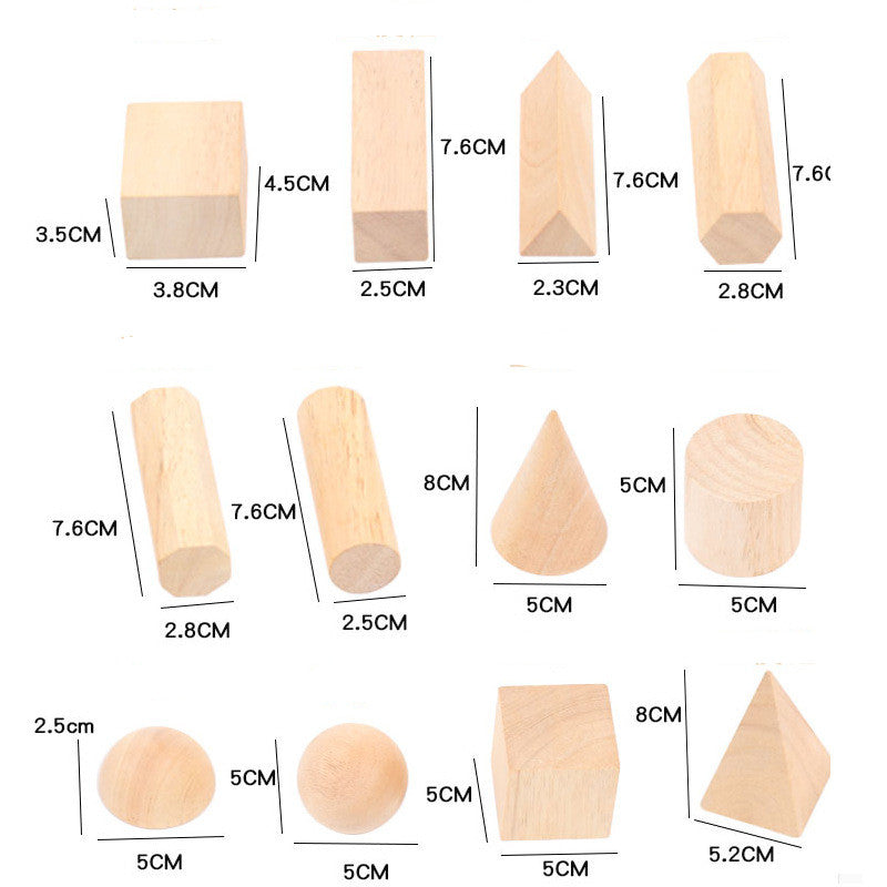 Sets mit Bauklötzen aus Buchenholz