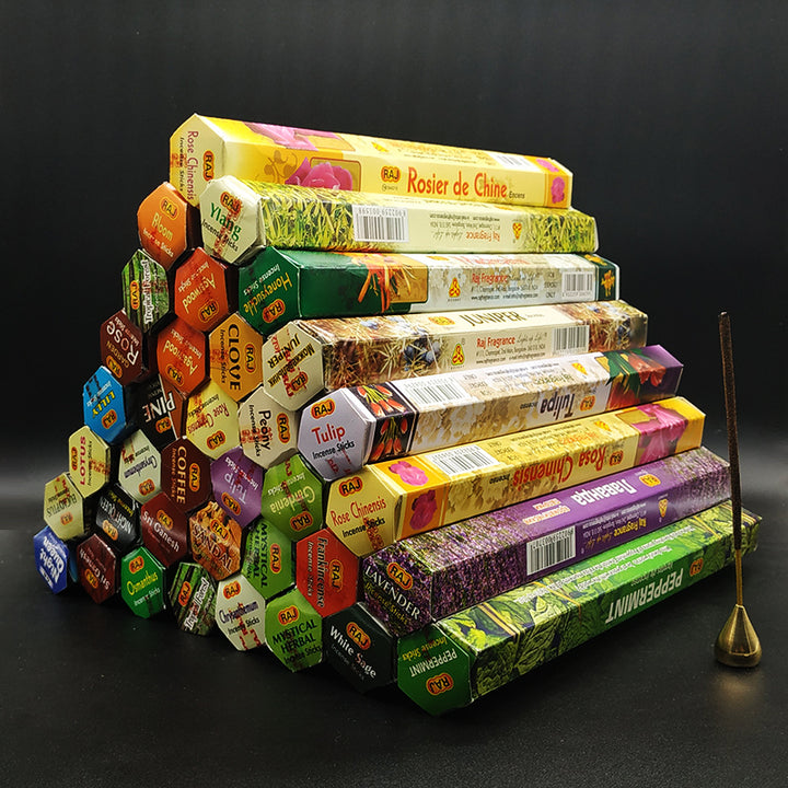 Grosspackungen Räucherstäbchen diverse Sorten, original in Indien produziert