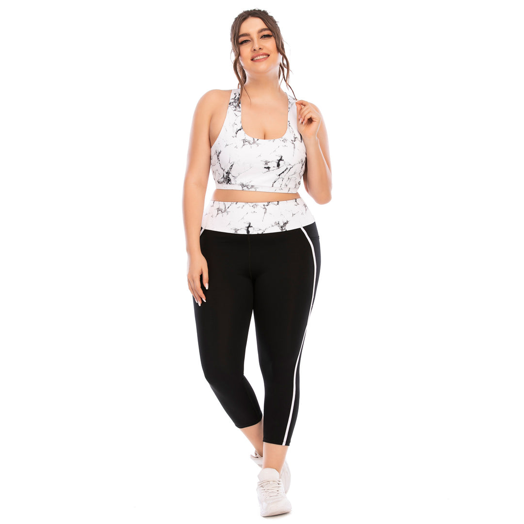 Trendige Workout / Yoga Kleidung für Plus Size Damen
